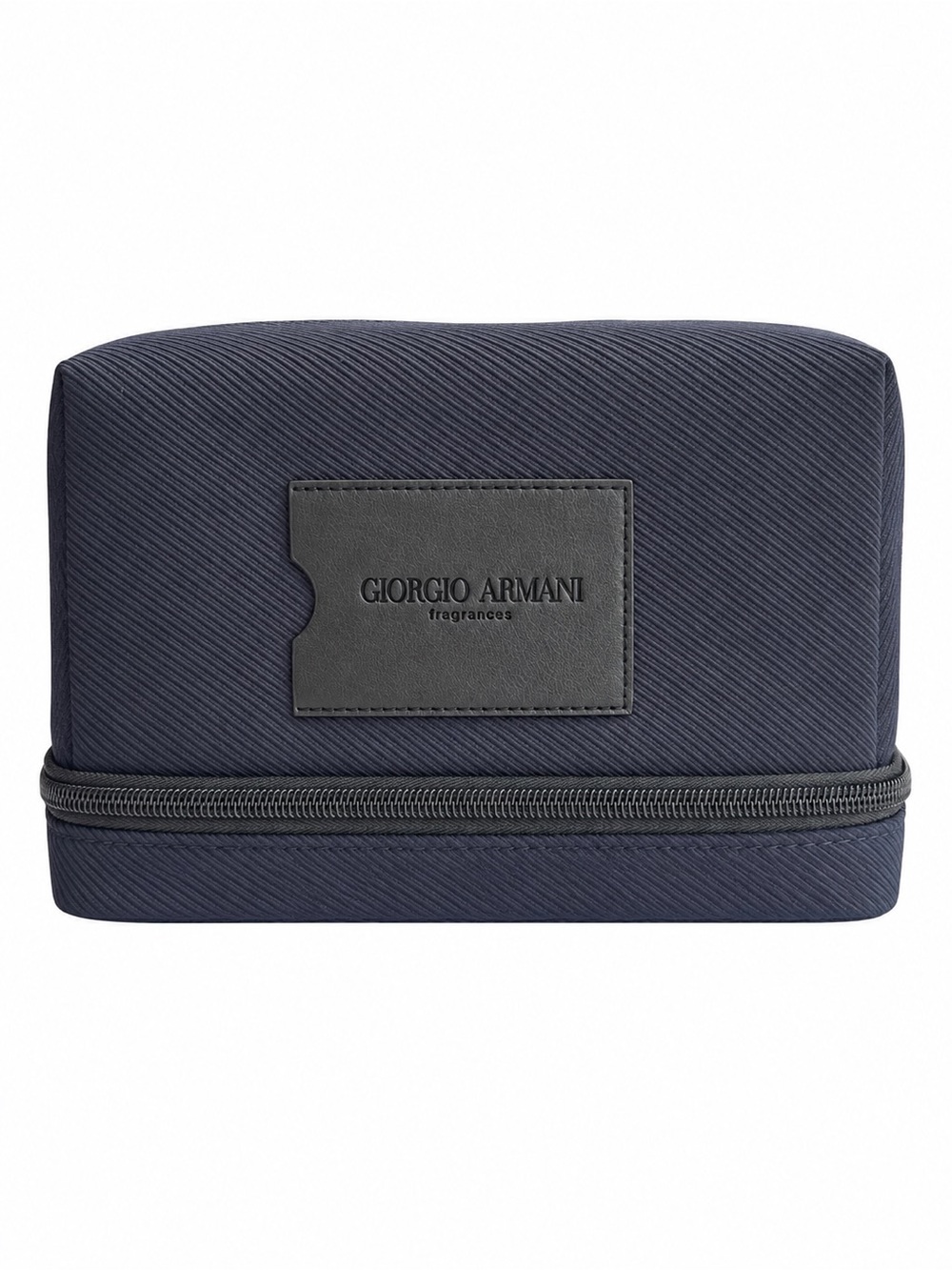 💙 Giorgio Armani Men’s Navy Toiletry Travel Bag Double Compartment
